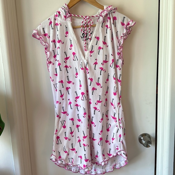 Betsy Johnson Flamingo Beach Coverup - Picture 1 of 5